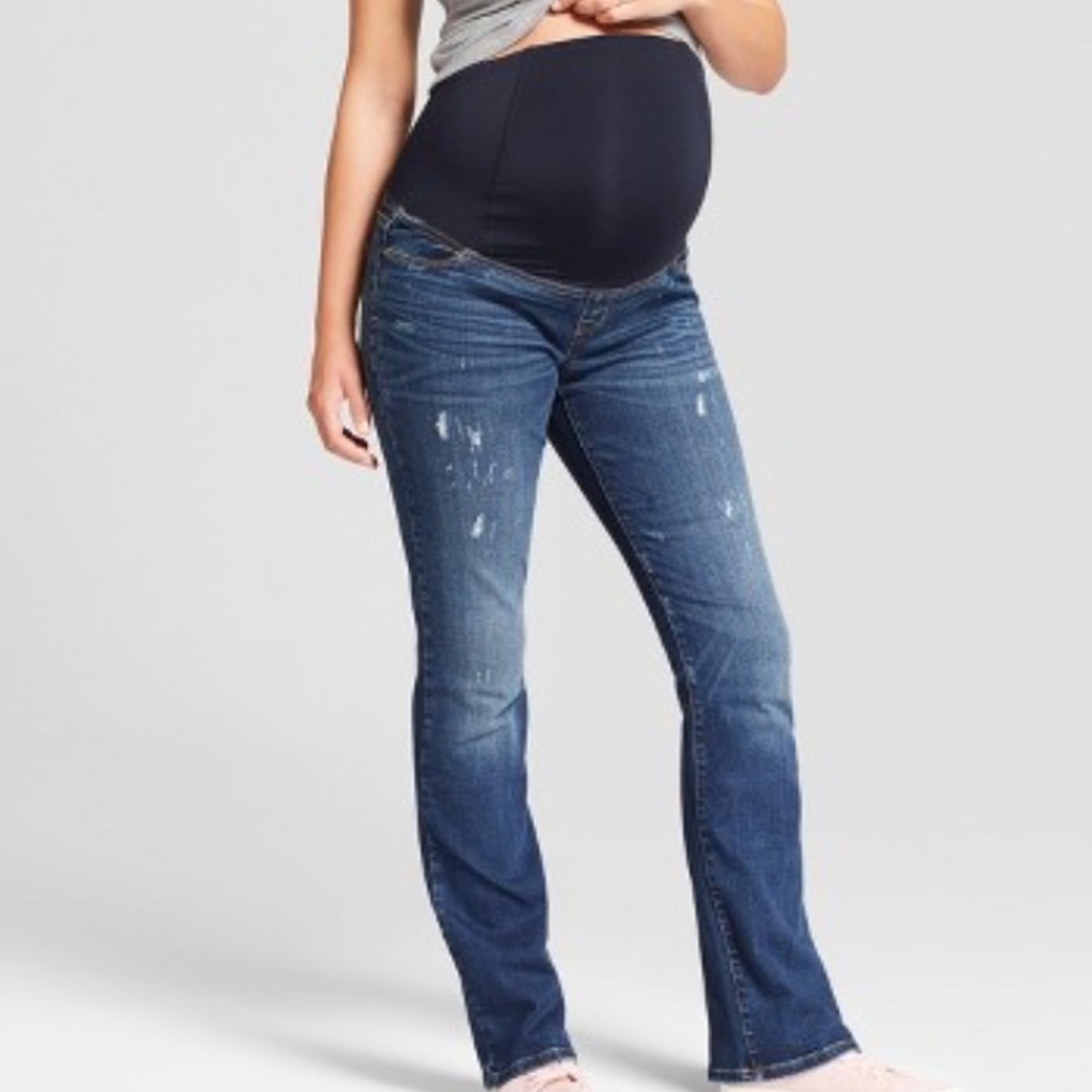 Distressed Bootcut Jeans Isabel Maternity  size 00